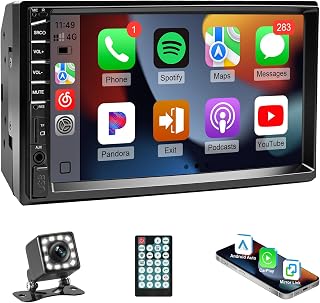 Naifay Double Din Car Stereo Radio with Apple Carplay Radio for Car