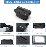 Alpicool TSL35 35L Glacière Electrique Voiture, Portable à Compression Réfrigérateur de Voiture, 12/24V congélateur et réfrigérateur, pour dortoir, Camping ou Pique-Nique en Plein Air, 20 à 20℃ - 2