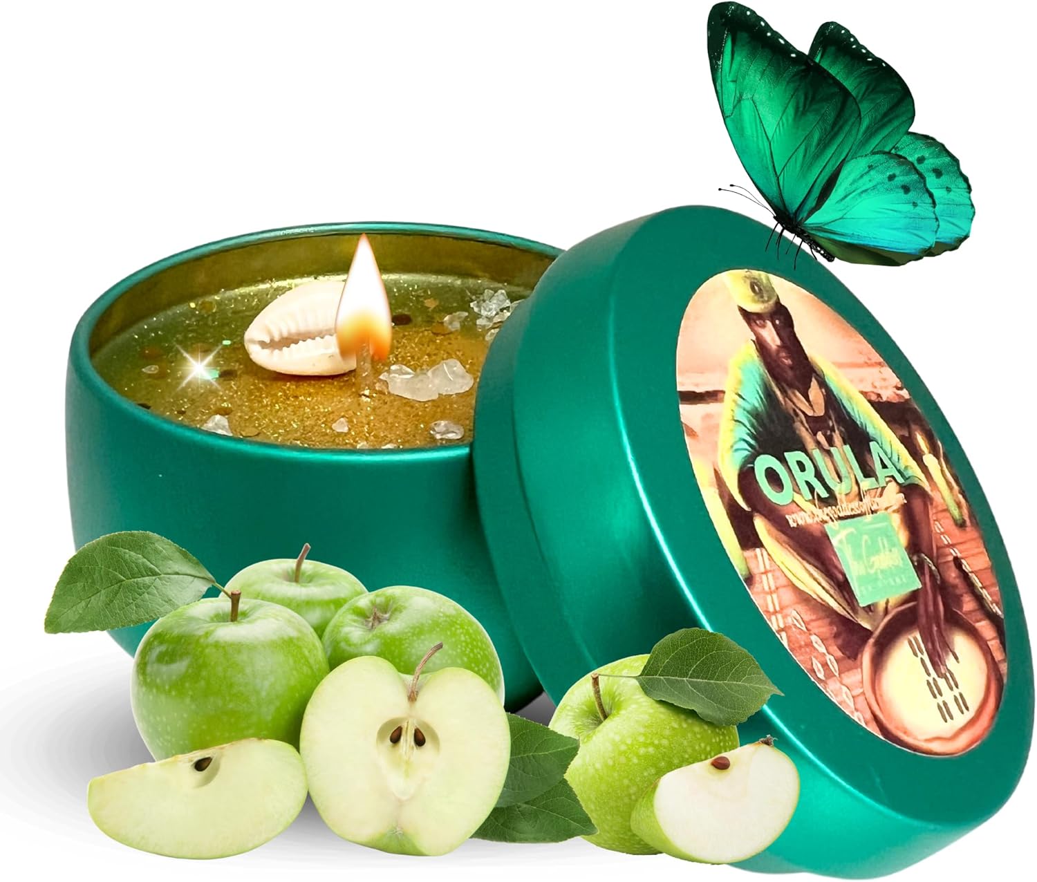 Orula Orisha of Divination and Wisdom Spiritual Offering Candle (Medium 8oz)