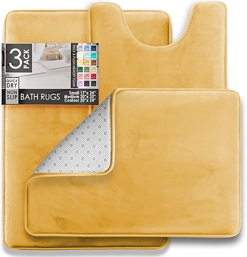 Miniatura 3 de Clara Clark tapete para baño, regadera o tina, de gomaespuma, negro, antiderrapante