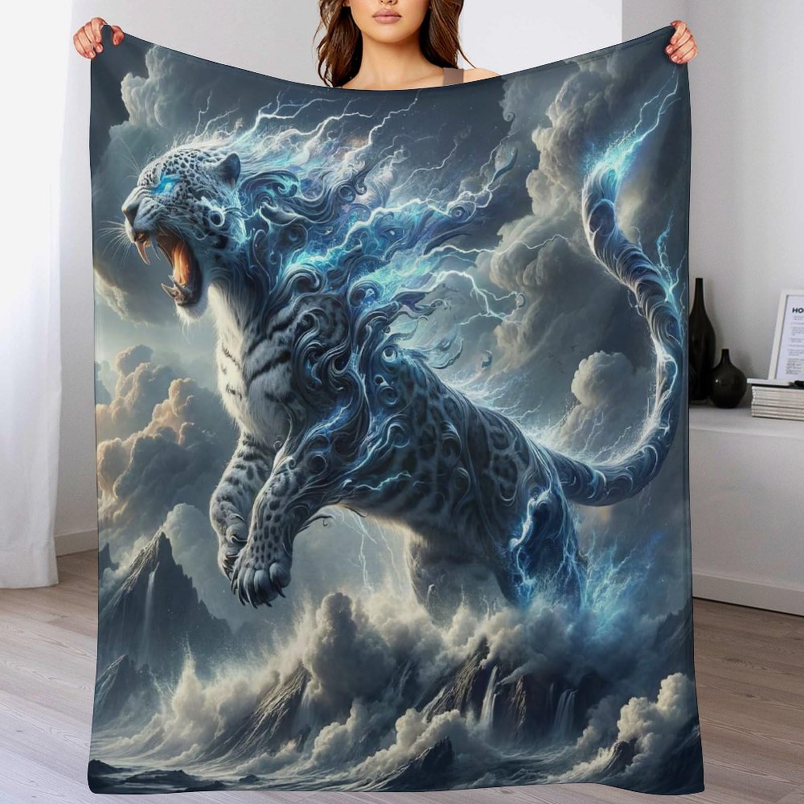 Couverture douce tigre en flannel, l'idée cadeau idéale pour un hiver cocooning