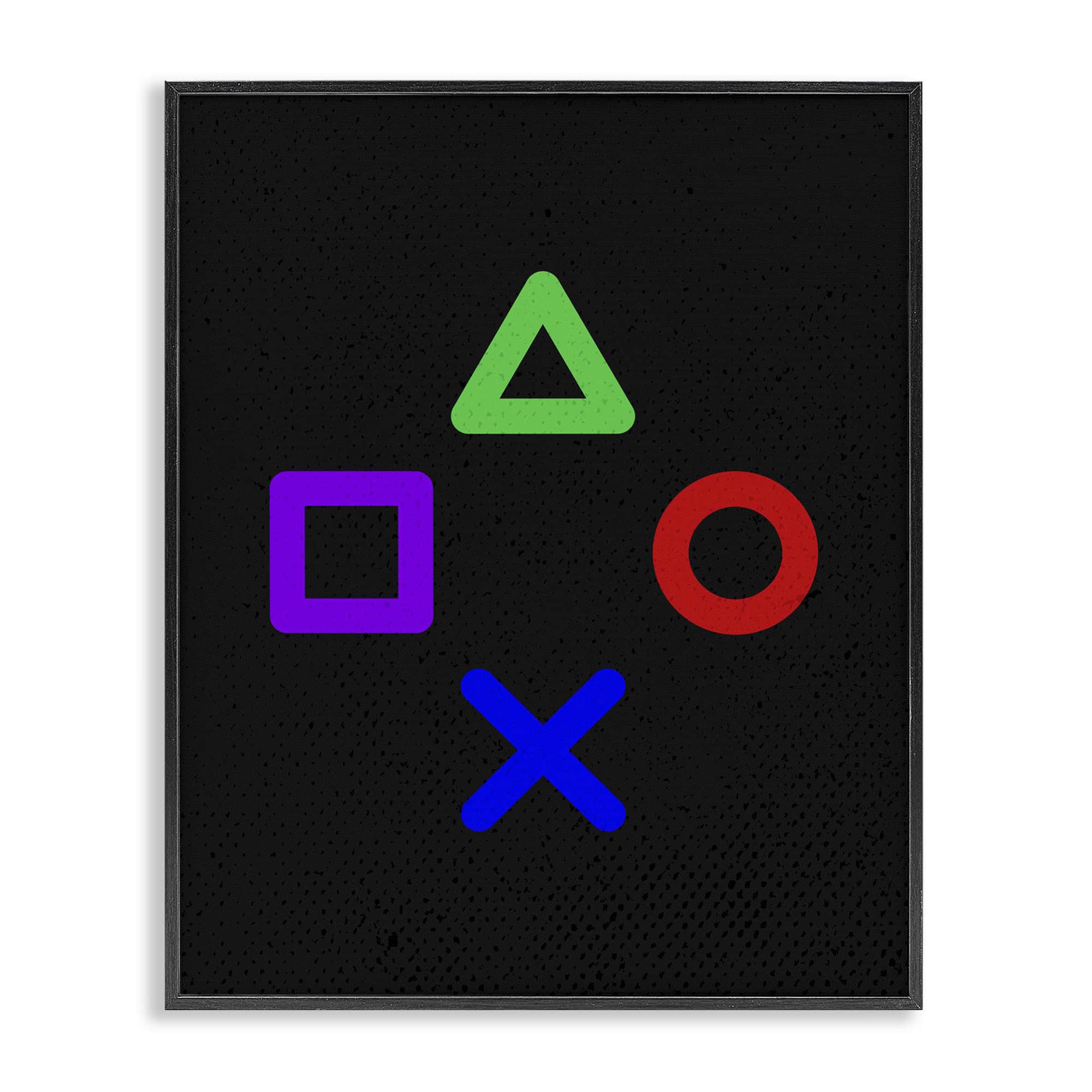 Bouton de jeu par Kim Allen cadre giclée Stupell Industries premium