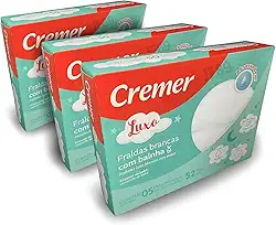 Fralda de Pano Com Bainha Dupla Camada Cremer Luxo 15 Unidades (3 Pacotes com 5 Unidades)