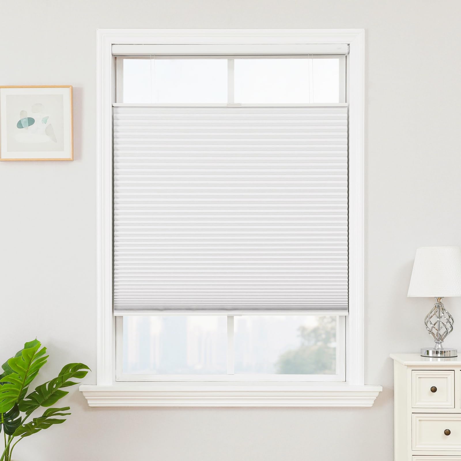 Amazon.com: Joydeco Top Down Bottom Up Blackout Cellular Shades