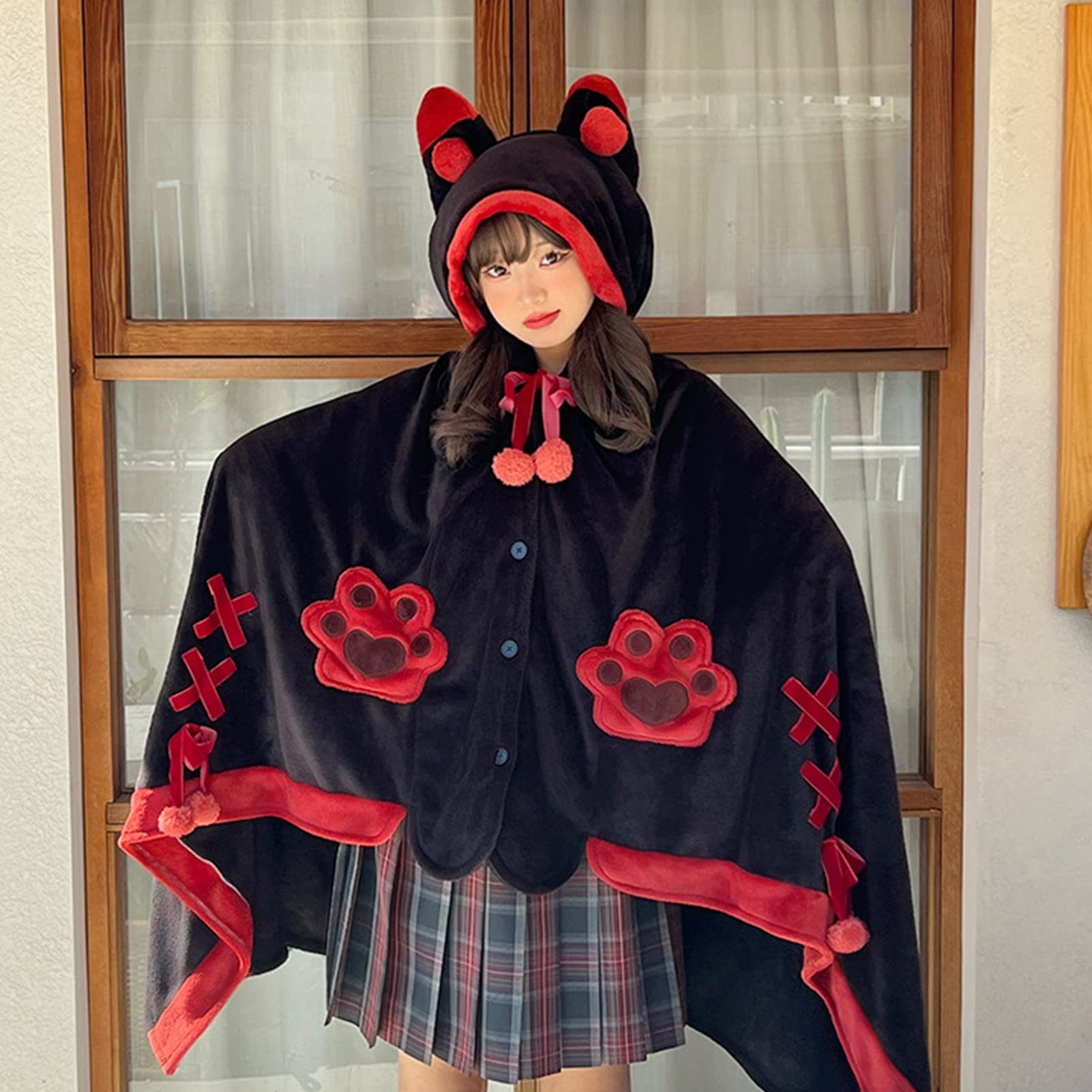 Amazon.com: Cute Halloween Wearable Blanket Hoodie Free Size for