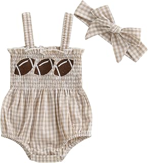 Kuriozud 4th of July Outfits Baby Girl USA Romper Fourth of July Onesie Independence Day Bodysuit Memorial Day Clothes
