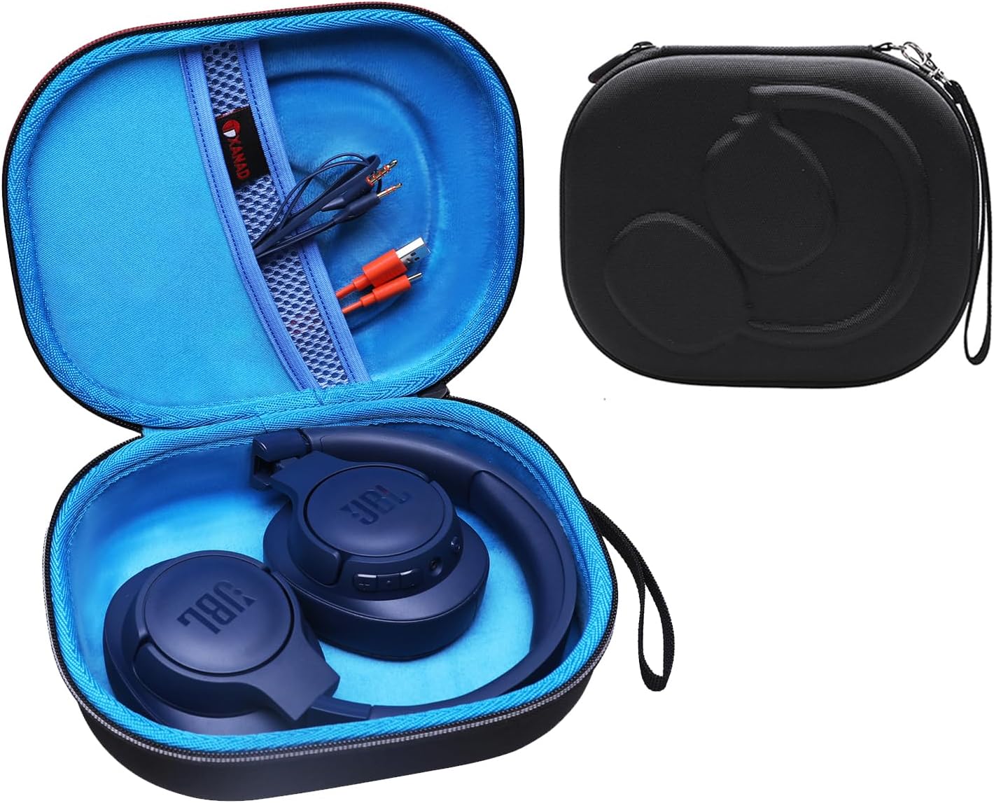 XANAD Hard Case for JBL Tune 720BT/770NC/710BT/760NC/700BT/750BT/510BT/660NC/520BT/500/E45BT and JBL Live 770NC/660NC/650BT/460NC/670NC/400BT/500BT and Wireless Headphone,Blue