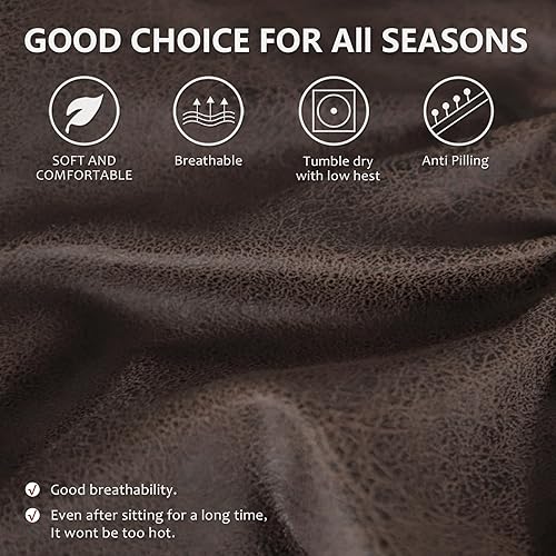 Vista 196 de molasofa Fundas de cuero para sillas reclinables, fundas para sillas reclinables grandes para silla reclinable, 4 piezas, fundas lavables que se