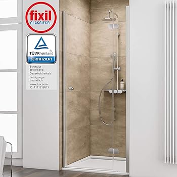 Schulte Ep700106 5 41 500 02 32 01 Duschkabine Masterclass Drehtur In Nische 90 X 200 Cm 6 Mm Sicherheitsglas Klar Hell Fixil Beschichtet Chromoptik Montage Auf Duschewanne Oder Fliese Amazon De Baumarkt