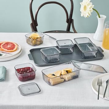 13-Piece Sienna Breakfast Set, Gray by KARACA
