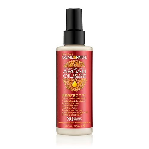 Creme of Nature aceite de Argan, tratamiento 7 en 1, 4.23 onzas
