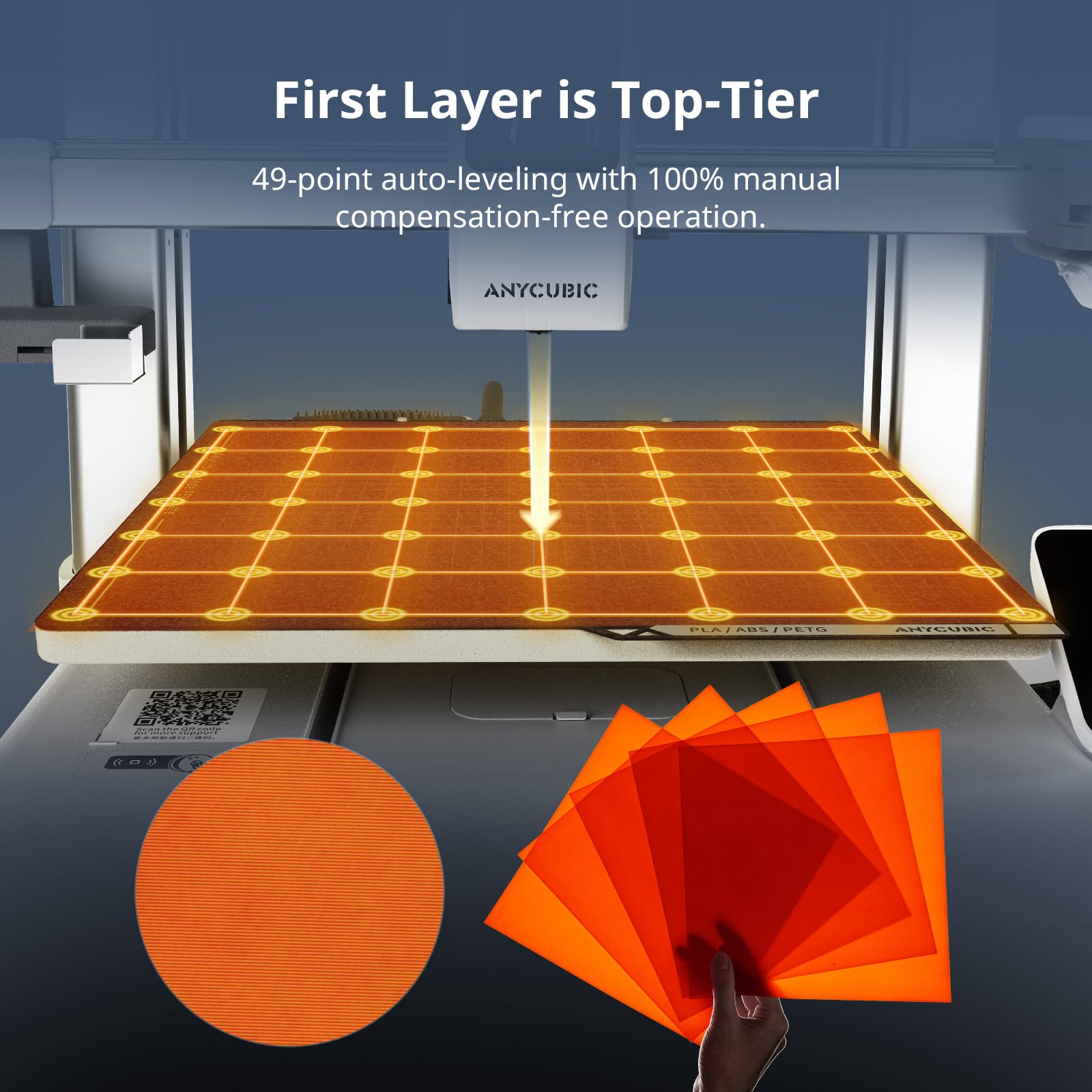 Anycubic Kobra X Combo 3D Printer with Built-in 7-Color Printing, 2X Faster & Saves Filament, ACE GEN 2 Multi-Material System,≤48 dB Quiet & Auto-Leveling Printing, Large 260x260x260mm Build Volume - 5