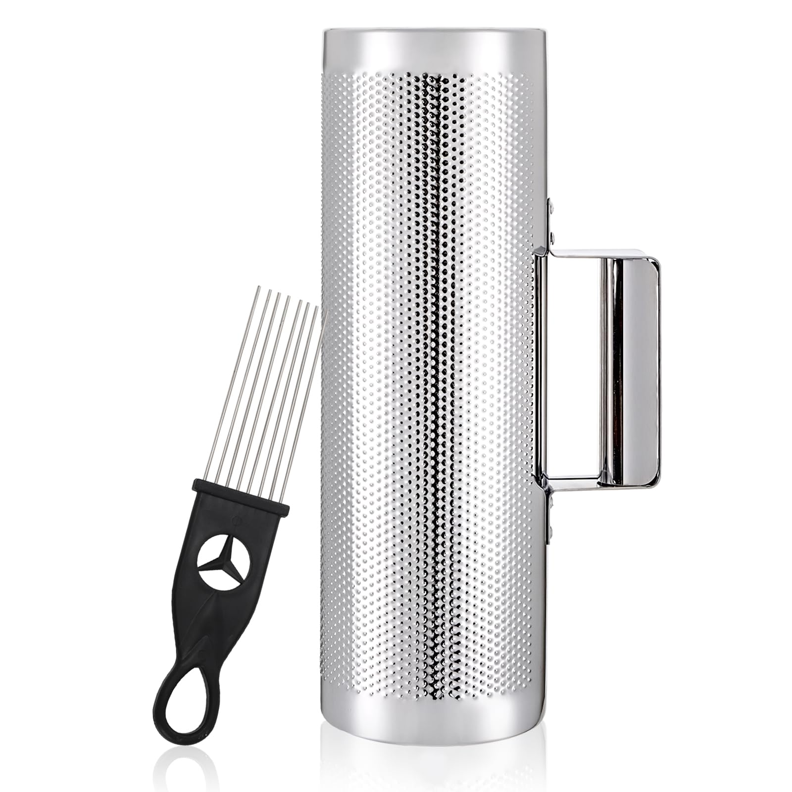 ForaineamAZB Latin Percussion 10,2 x 30,5 cm Guiro Métal avec racloir Instrument