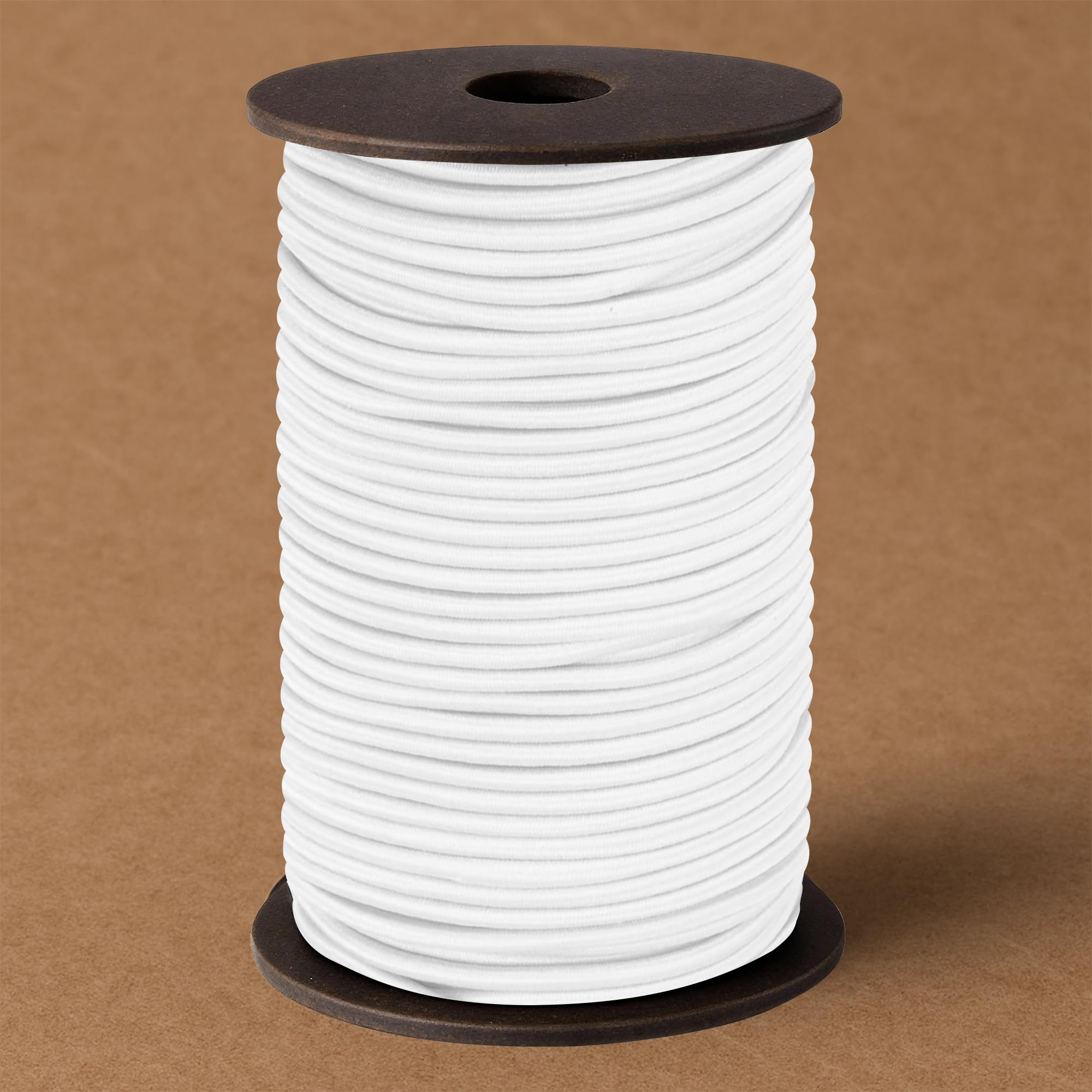 WedDecor 4mm White Bungee Shock Cord 50 Metres Camping Cargo Straps Luggage