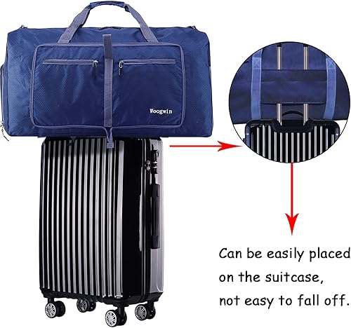 Miniatura 3 de Woogwin Bolsa de viaje grande plegable impermeable para la playa, natación, piscina, deportes, gimnasio