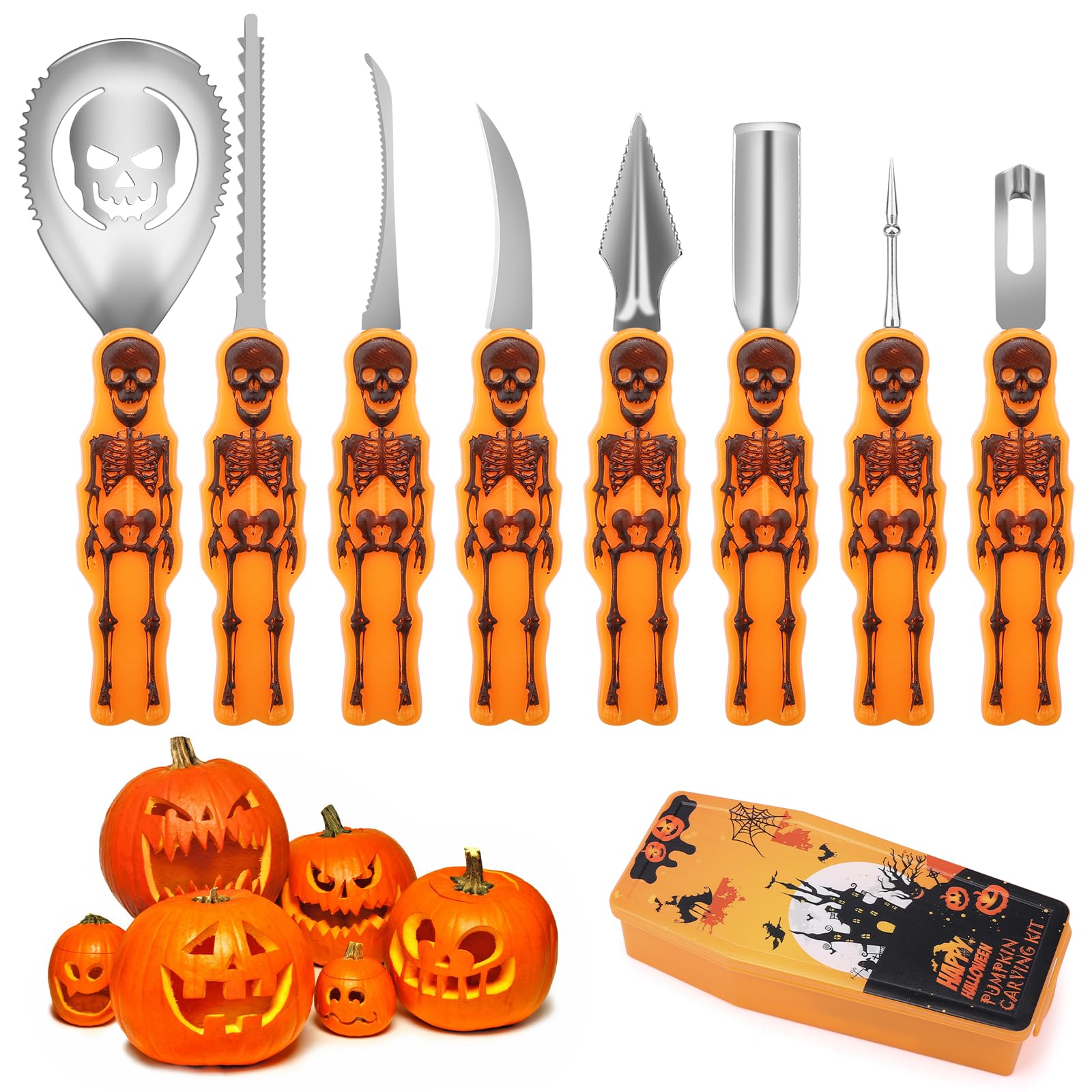 Kit de sculpture de citrouille d'Halloween