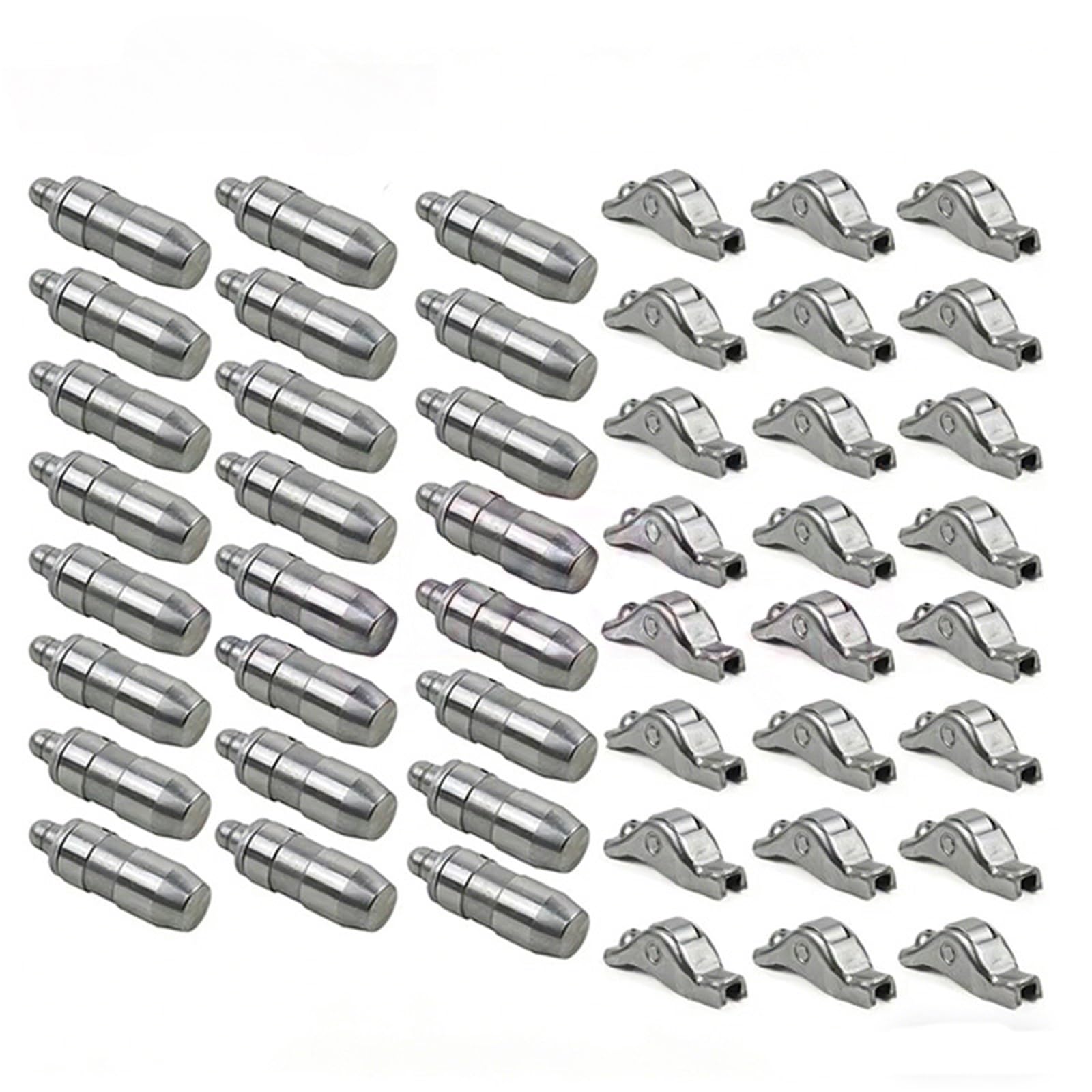 Kasdpmnb 24 Pairs Valve Rocker Arm Kit Fit For Chrysler Fit For Cherokee Fit For Ford 12/ 3L3z6564a 5L1z-6500-A Engine Rocker Arms & Valve Lifters Set