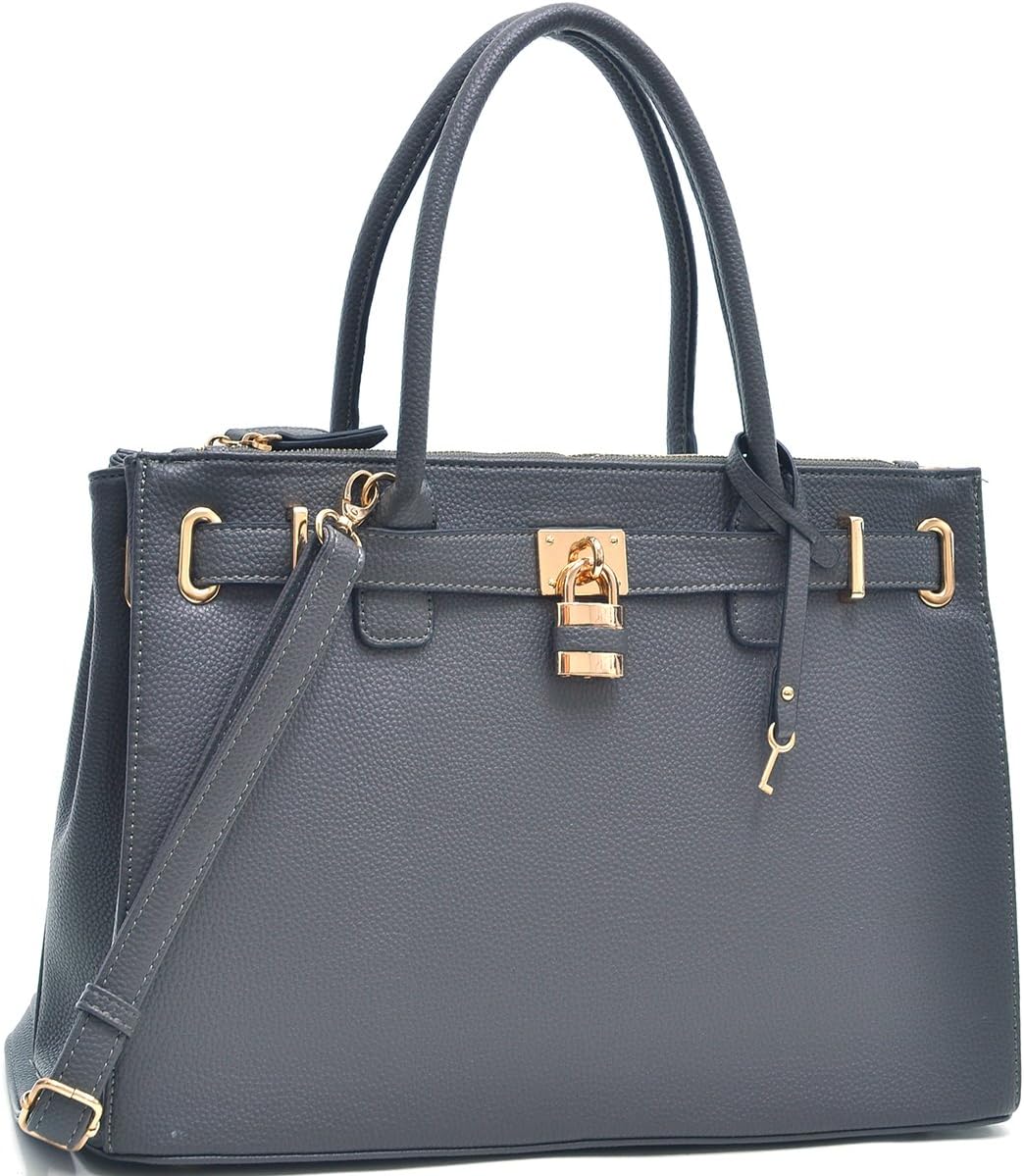 MyLux Fashion Designer Handbag 0326 GREY