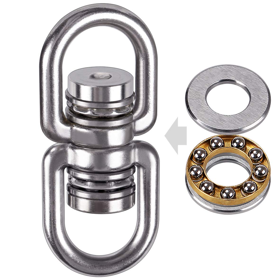 Buy SELEWARE Bearing Swing Swivel, Up to 1200LB 360° Rotational Device