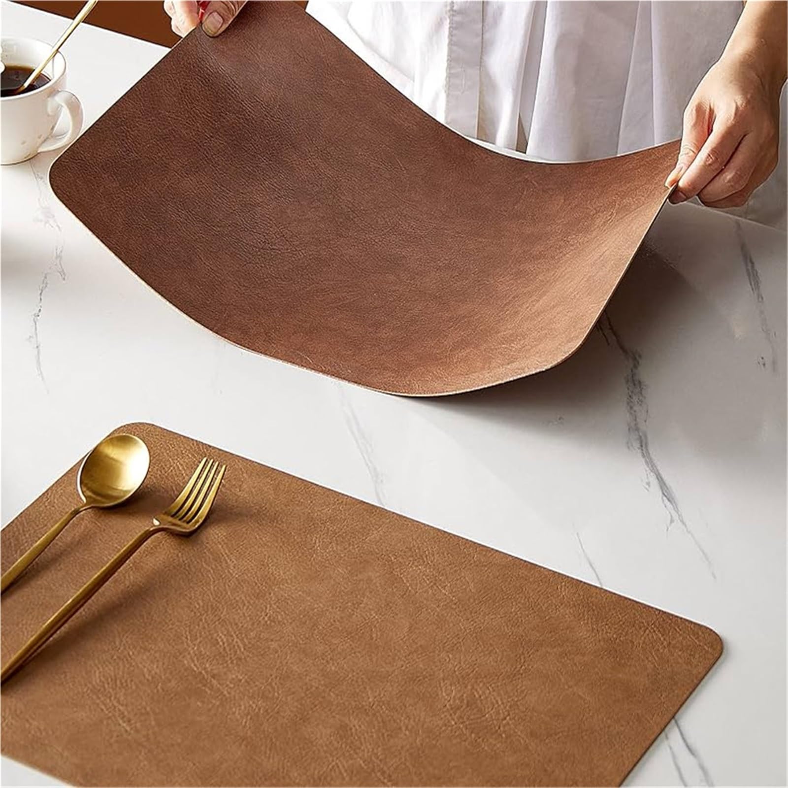 Sets de Table en Simili Cuir