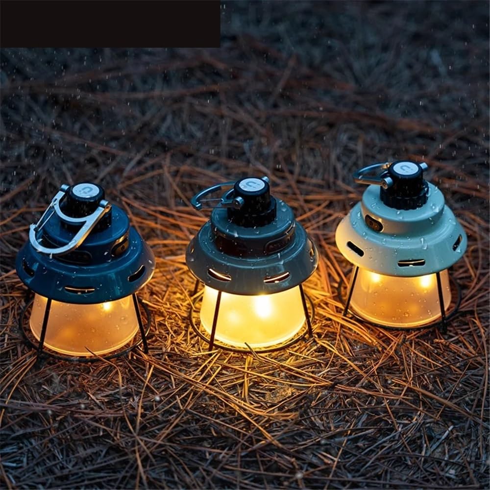 Luces de Camping portátiles, luz Led Recargable, Linterna de Senderismo, Bombilla de Emergencia, Tiendas de campaña de Alta Potencia, iluminación, lámpara de 4 Modos