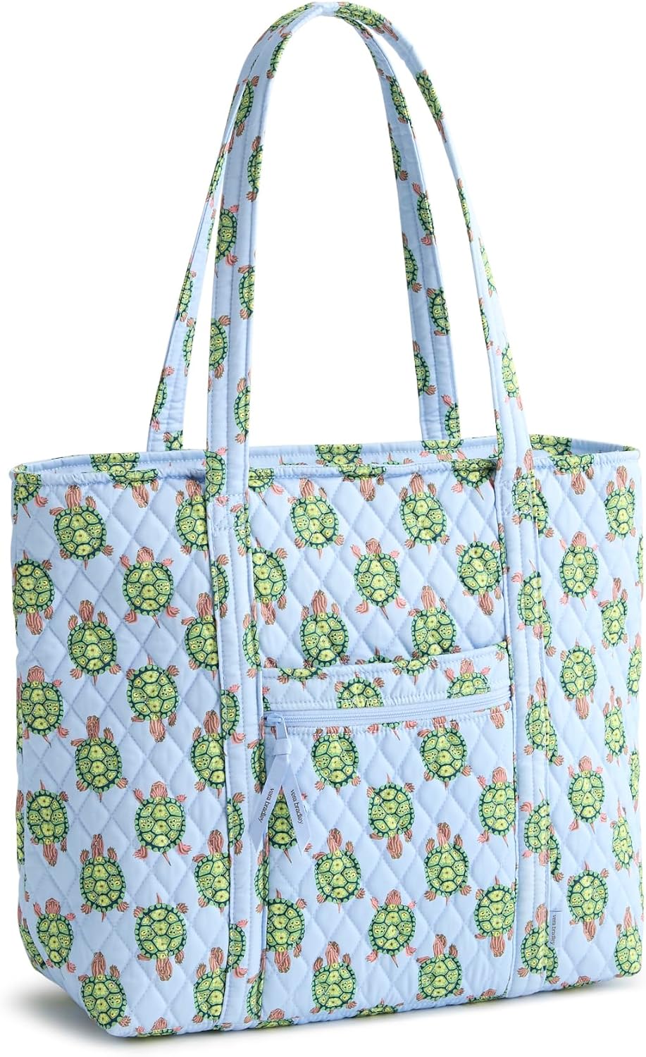 Vera Bradley Women's Premium Cotton Original Vera Tote Bag – Quilted Shoulder Purse