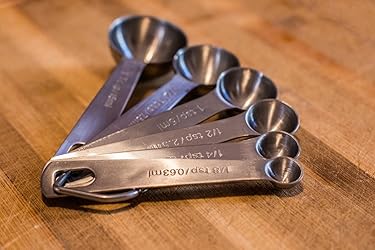 Set 11 Cucchiai Dosatori In Acciaio Inox 304 - Misurini Per Cucina E Pasticceria - Foto 10