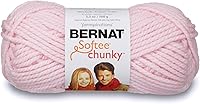 Vista 1 de Ovillo sólido Bernat Softee Chunky, otro, rosado bebé, Paquete de 1