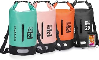 Dry Bag - 5L 10L 20L 30L Waterproof Dry Bag/Sack Waterproof Bag with Long Adjustable Strap for Kayaking Boat Trips Canoe Fishing Rafting Swimming Snowboarding