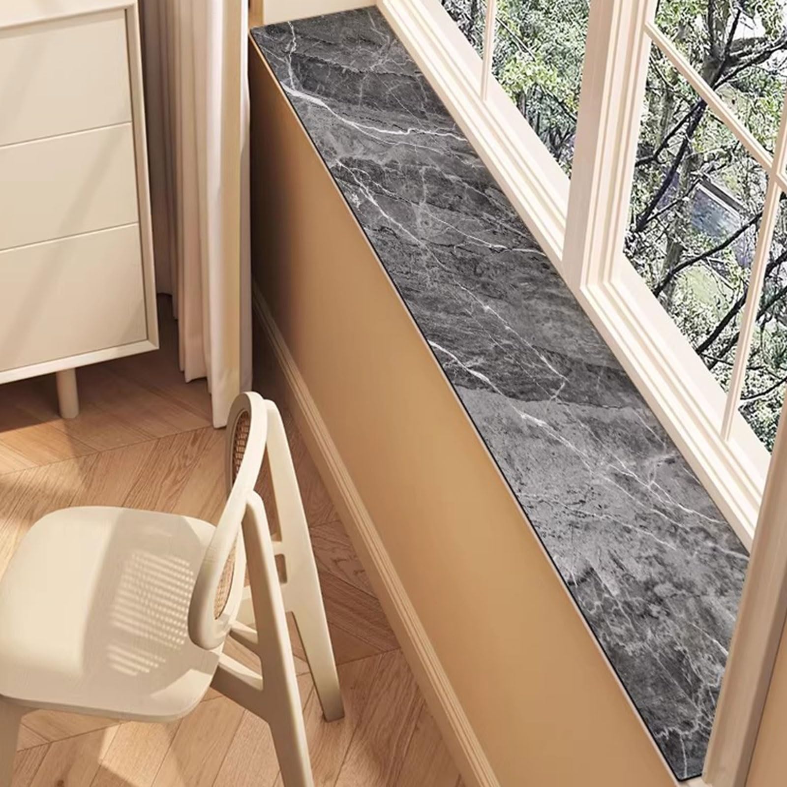 Tapete de diatomeas para alféizar de ventana absorbente para humedad