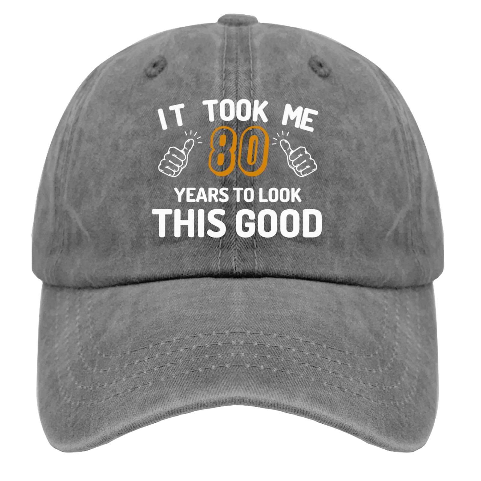 ODCRAT It Took Me 80 Years to Look This Good Golf Hat Men's Hat Sun Hat Men Gifts for Him Cycling Hat