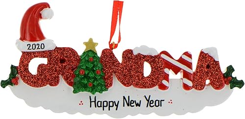 Vista 10 de Adorno familiar personalizado – Adorno de Navidad para árbol de Aunt 'Best Aunt Ever' 2024