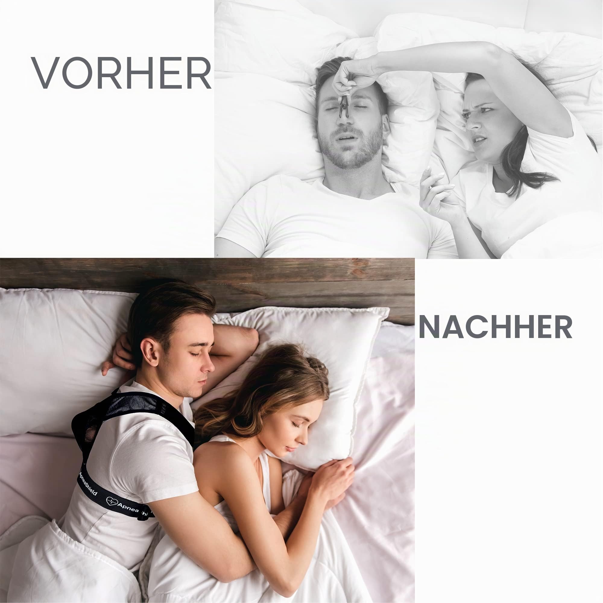 Schlafpositionstrainer zum Schlafen auf der Seite | Anti-Schnarch-Lösung | Leicht, bequem, effektiv bei der Reduzierung der Schlafzeit | Originelles Rückendruckball-Design