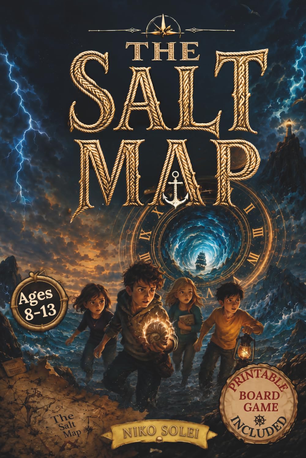 The Salt Map: A Middle Grade Pirate Mystery Adventure of Time Travel and Ancient Secrets