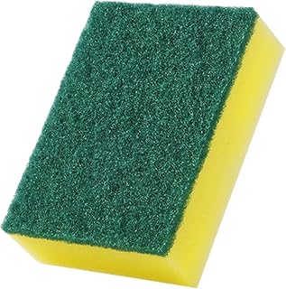 Sponges for Dishes - Scrub Sponges Kitchen Cleaning Brush | Reusable Cleaning Supplies Scrubber Pads Stain Remover for Household Cookware Stoves Pans Pots Appliances