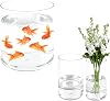 Olrla 3 teiliges Acrylvasen 20cm breite Zylinder klar und bruchfest für Hochzeitstischdekorationen Florale Haus- Büro- und Tischdekorationen