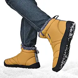 Botas de caminhada impermeáveis | Sapatos de neve de inverno totalmente forrados de pele tênis botas quentes,Botas de neve masculinas botas de inverno femininas para inverno trekking mochila Puchen