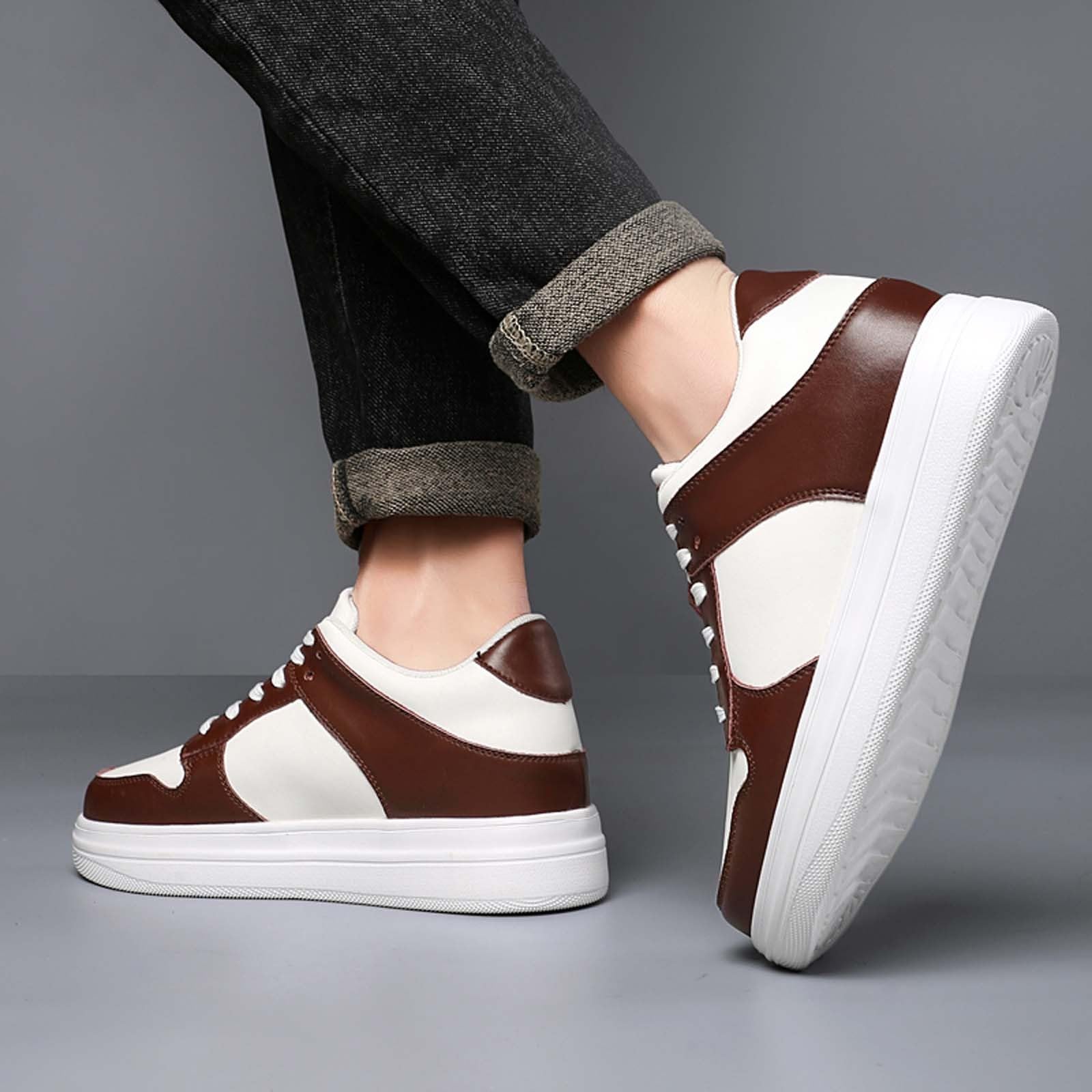 Zapatillas Hombre Seguridad Zapatillas Hombre Blancas Vestir Zapatos Verano Casual Zapatos Casuales Plantilla Gruesa Uso Diario Comodidad Estilo Summer Shoes For Men Correr