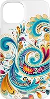 Vista 9 de Turquoise Paisley Boho Chic Case for iPhone 17