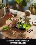 Nifeliz Lotus Flower Building Set for Adults, Botanical Decoration for Table or Office, A Nature-Inspired Gift for Plant Lovers and Garden Enthusiasts (506 PCS, NF10334)