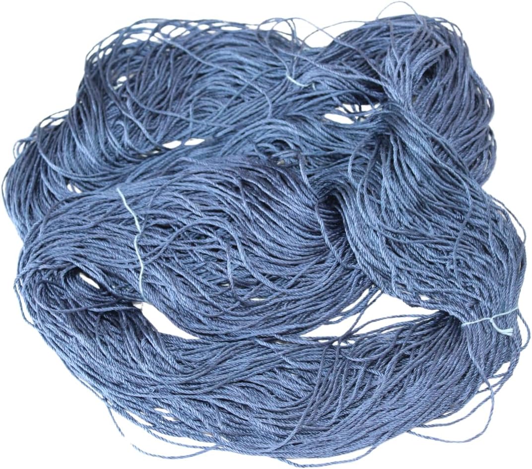 Knitsilk 3 Ply 100% Mulberry Silk Lace Weight Yarn | Perfect for Knitting & Crocheting and Weaving | Premium Quality Silk Yarn for Luxurious Creating Projects.(50 Grams – 260 Yards, Twilight Blue)
