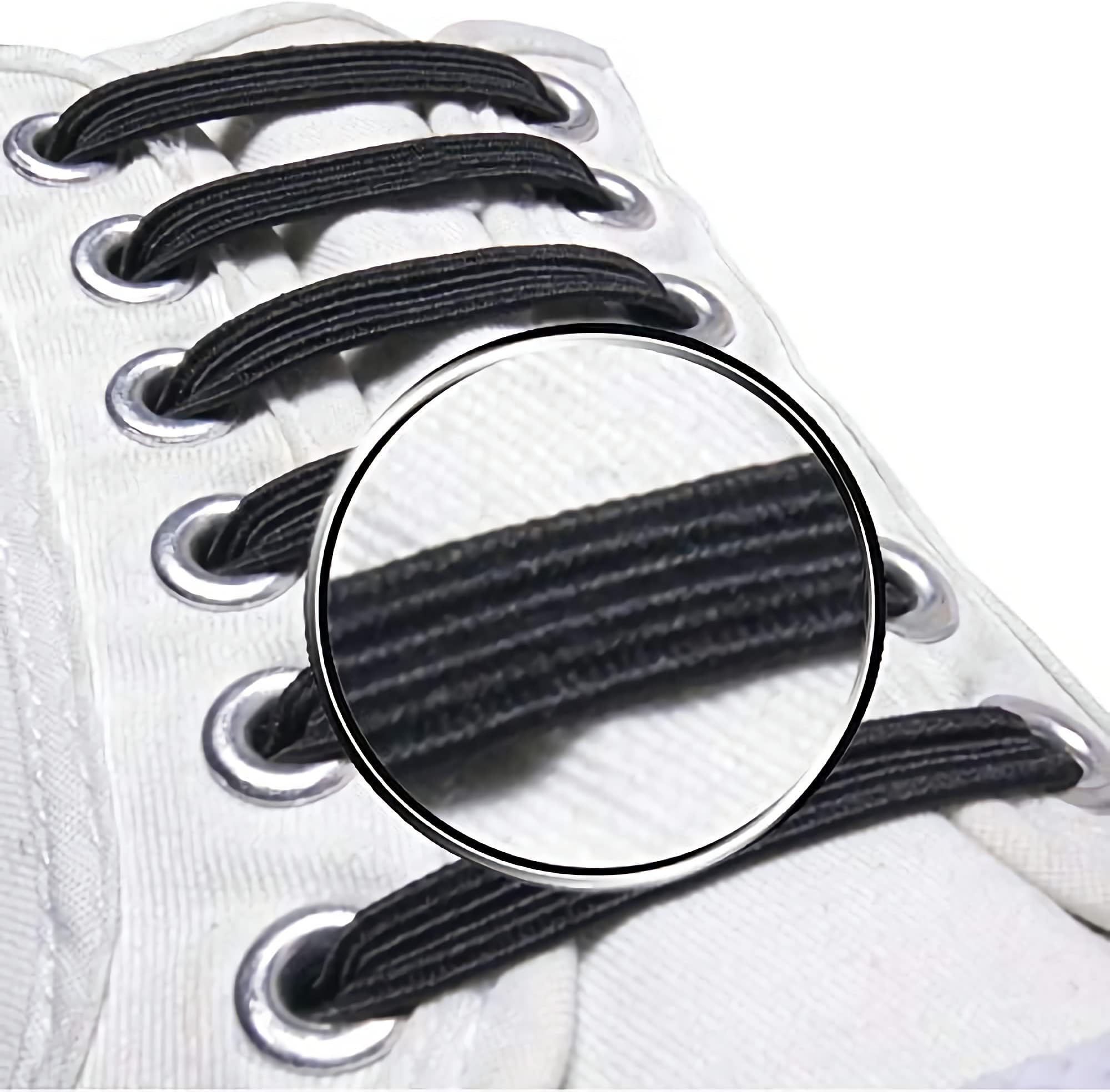 maxstrapzPack of 20, No Tie Elastic Shoelaces Fabric Style Alternative to Silicone, Super Stretch Nylon Shoe Laces for Kids or Adults, Redesigned Product