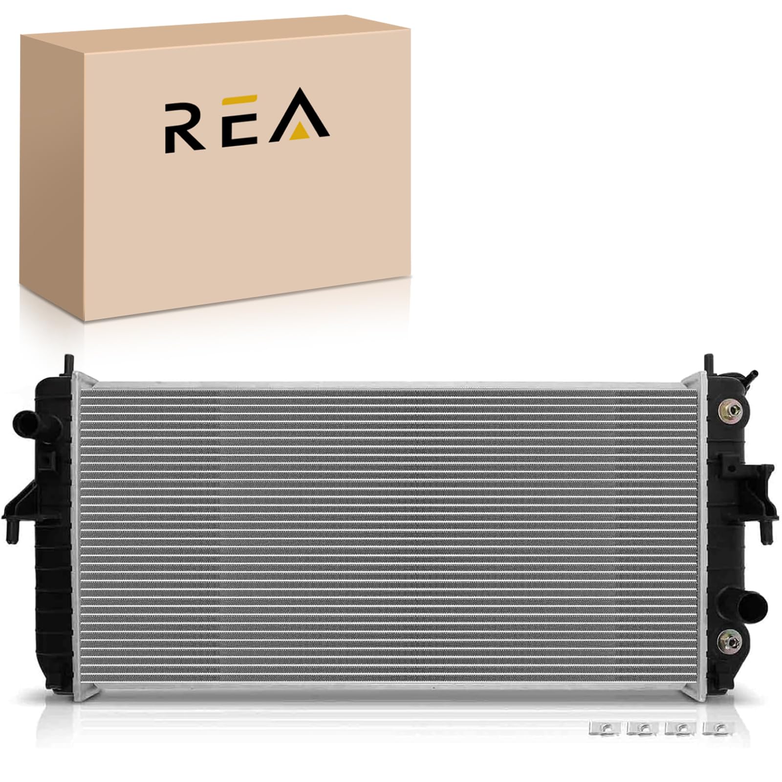 Engine Coolant Radiator Assembly with Transmission Oil Cooler Compatible with Buick Lucerne 2006 2007 2008, Automatic Transmission, Replace# 25772258, 8012854