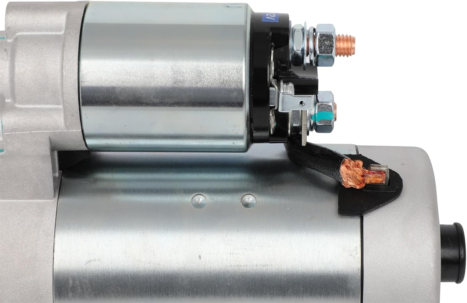 SCITOO Starter Motor fit for New Holland Ag & Industrial Backhoes B110 4.5l 4cyl 110hp 2006,for New Holland Ag & Industrial Backhoes B115 4.5l 4cyl 110hp 2006 Replacement Starter 18955