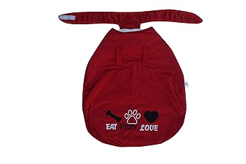 Best Dogista Winter Dog Coat Jacket with Heavy Fur Ultra Warm Wind & Water Proof in Super Poly (Color May Vary) 26 Inch Large