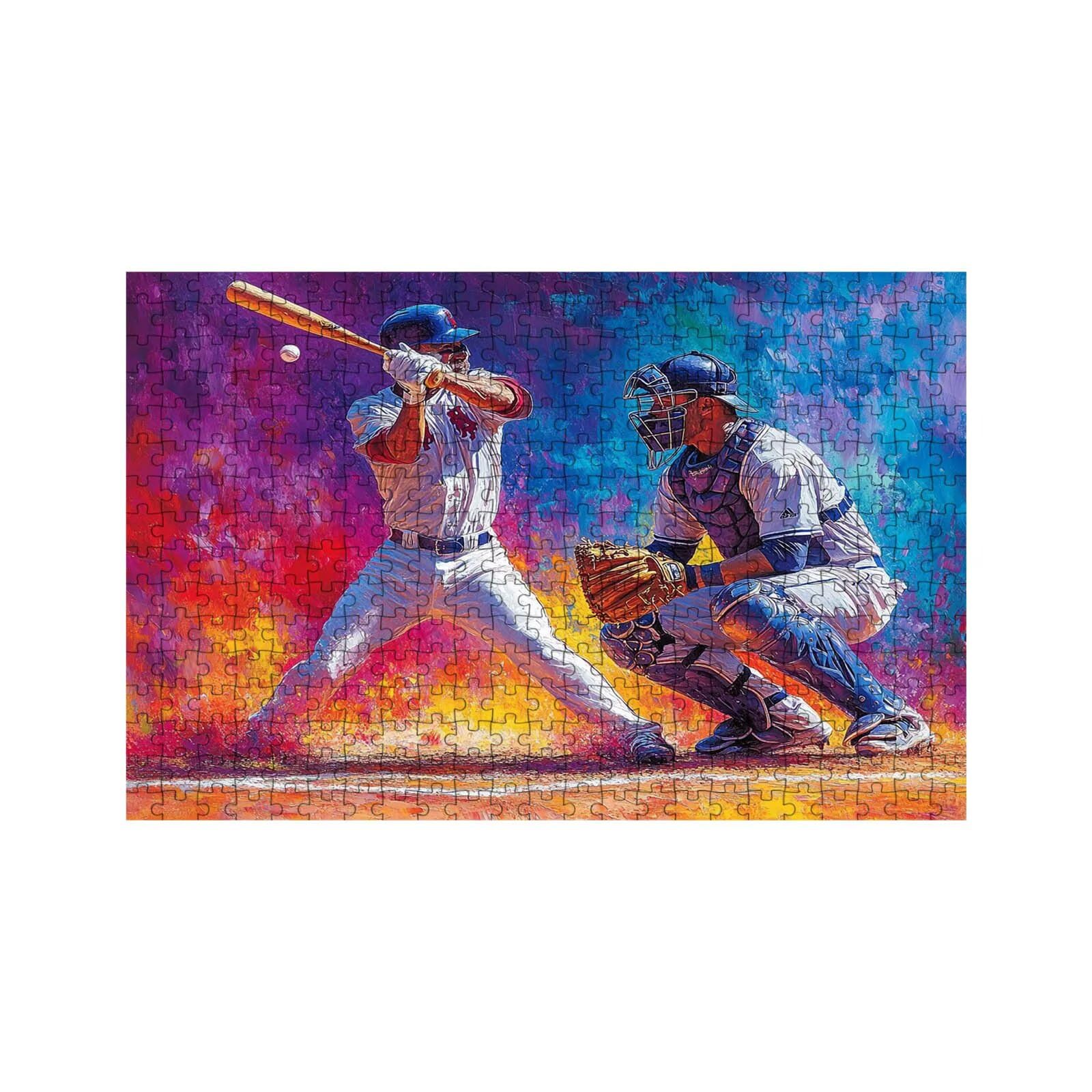 Puzzle 2000 sztuk Baseball Puzzle 2000 sztuk Dorośli Sport Edukacyjne Drewniane Puzzle Dla Całej Rodziny Stres I Wiosna Dekoracja 70 x 100 cm LZPT-04444