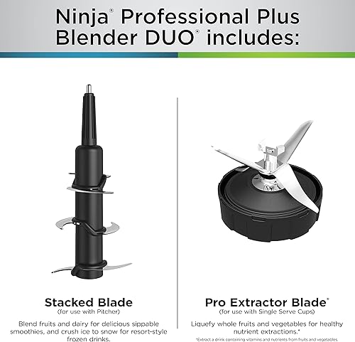 Vista 28 de Ninja BN701 licuadora profesional Plus con auto iQ y 64 onzas. Capacidad máxima de líquido Jarra de trituración total, en gris.