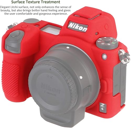 Miniatura 3 de Easy Hood Funda para cámara digital Nikon Z6 Z7 Z6 II Z7 II, carcasa de goma de silicona suave antiarañazos, funda protectora para cámara, protector