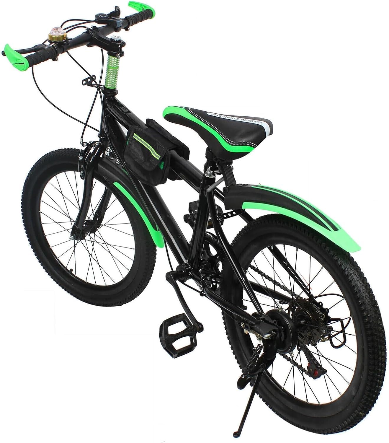 Bicicletta per bambini da 20 pollici, con parafango, bottiglia d'acqua e campanella a bussola, robusto telaio in acciaio al carbonio, per ragazzi e ragazze 8-12 anni, per strada