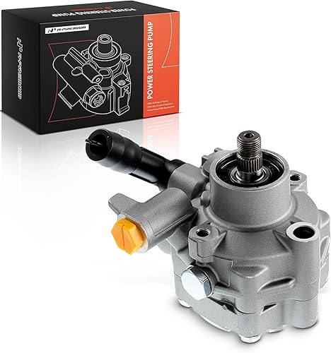 Bomba de dirección asistida A-Premium compatible con Subaru Outback/Legacy 2005-2009, Forester 2009-2013, Impreza 2008-2014, WRX 2012-2014, 2.5L